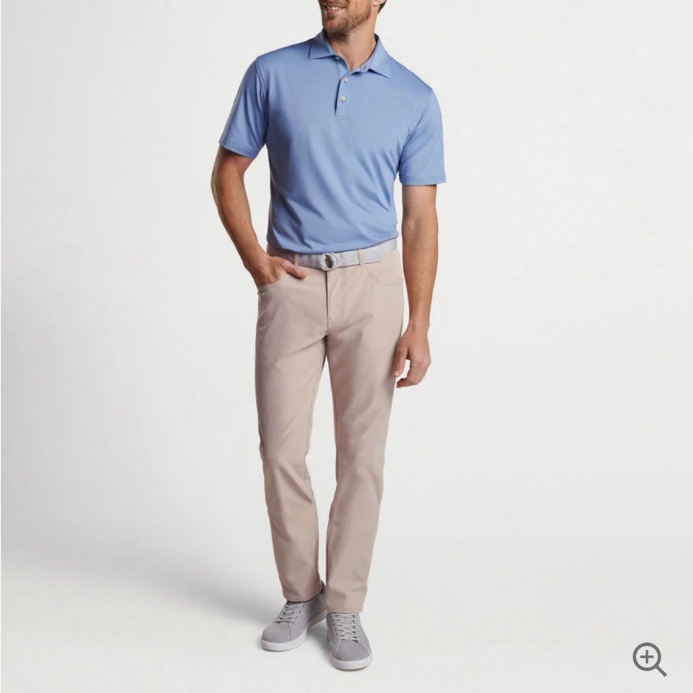 Peter Millar eb66 performance pants 36x30. NWOT in beige